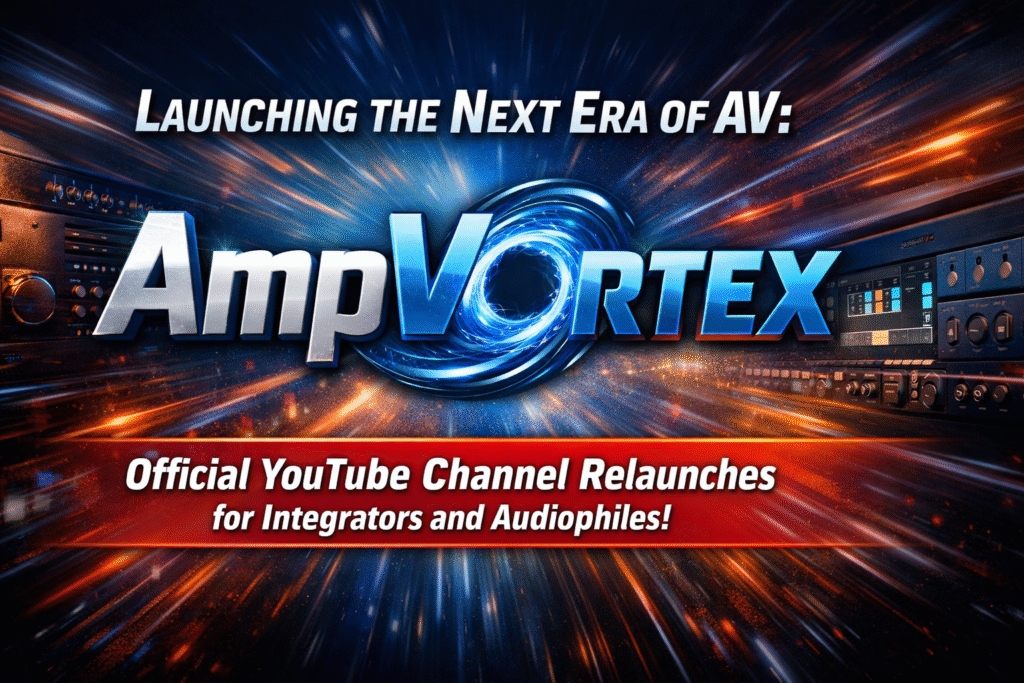 Launching the Next Era of AV: AmpVortex Official YouTube Channel Relaunches for Integrators and Audiophiles!