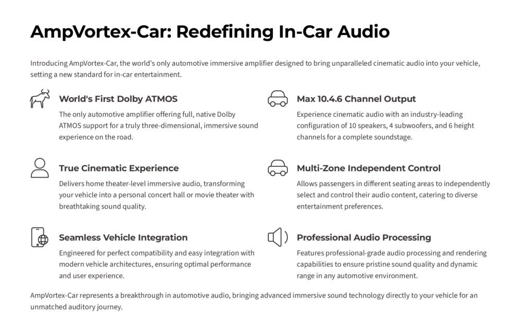 AmpVortex-Car: Redefining In-Car Audio