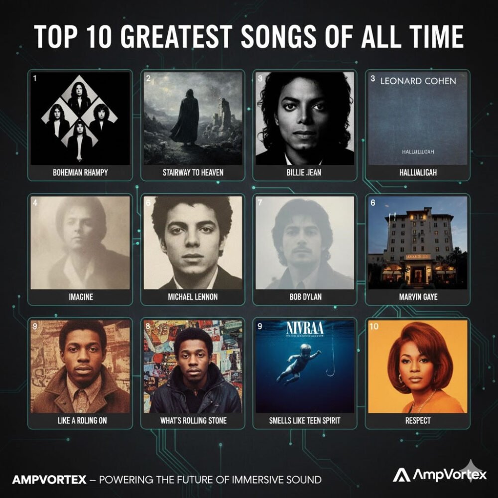The Pinnacle of Sound: Top 10 Greatest Songs of All Time and Their ...