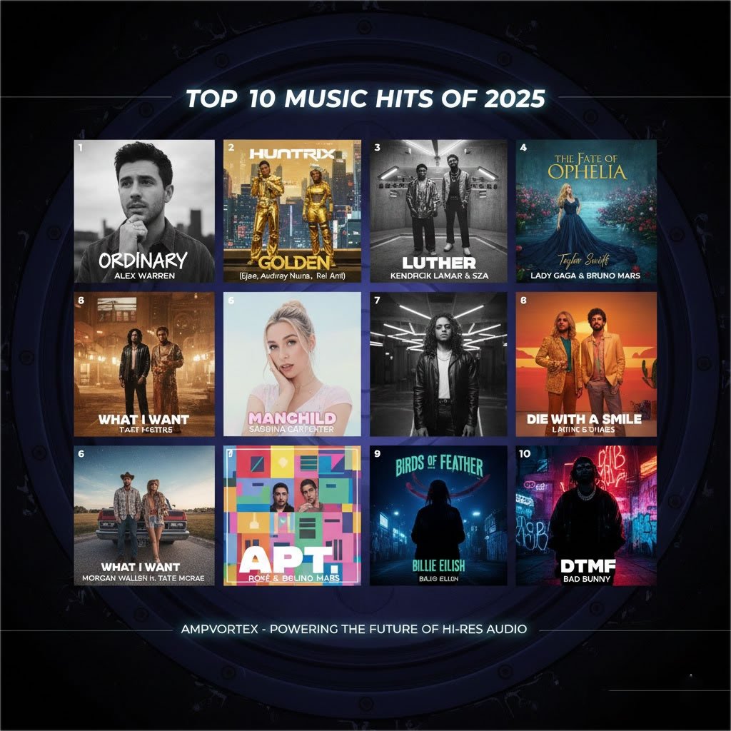 Top 10 Music Hits of 2025