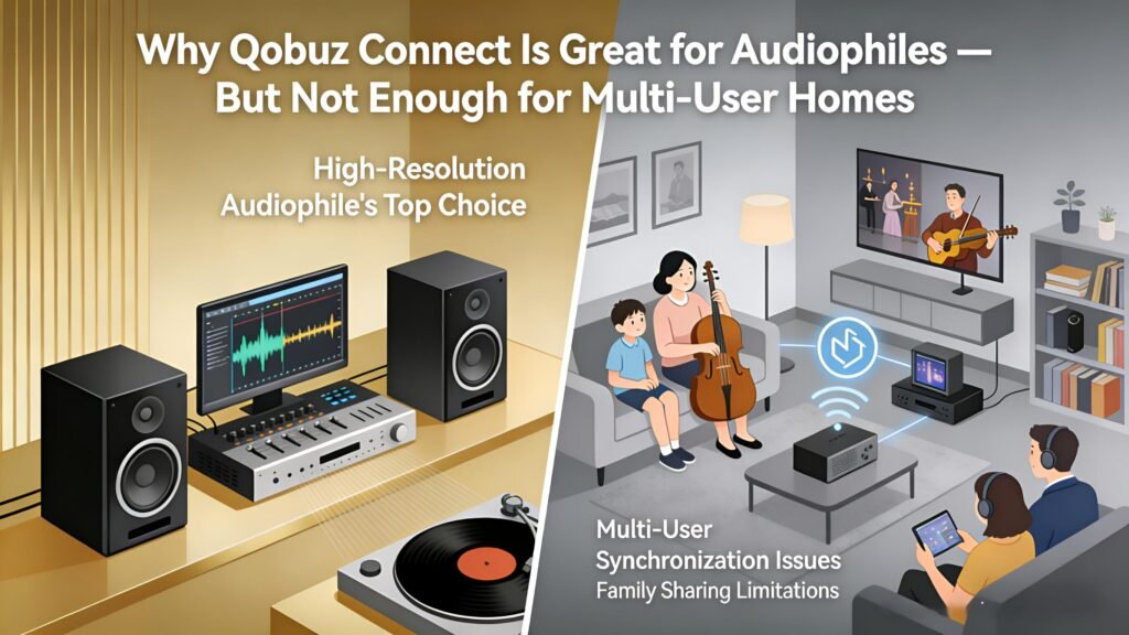 Why Qobuz Connect Is Great for Audiophiles — But Not Enough for Multi-User Homes