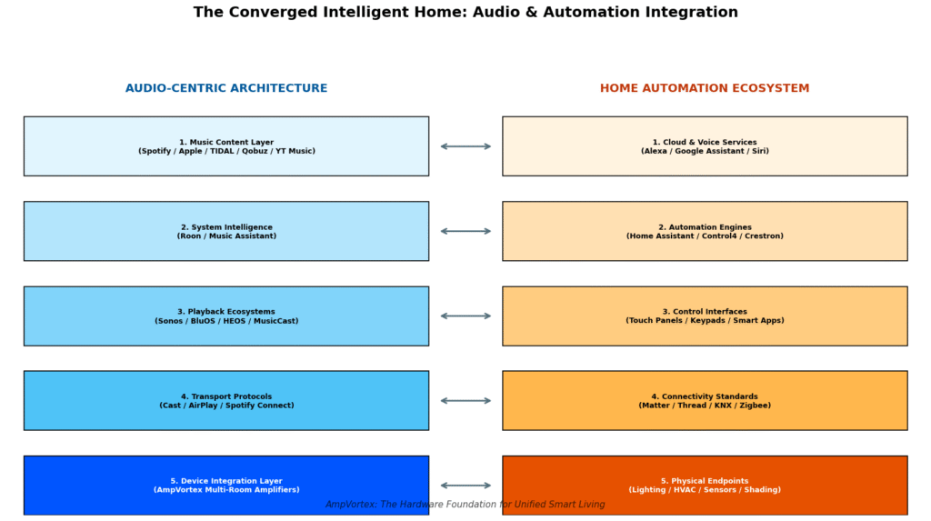 ampvortex 5-layer audio architecture