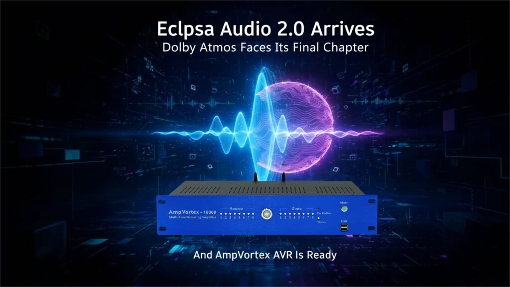 Eclipsa Audio 2.0 Arrives: Dolby Atmos Faces Its Final Chapter—And AmpVortex AVR Is Ready