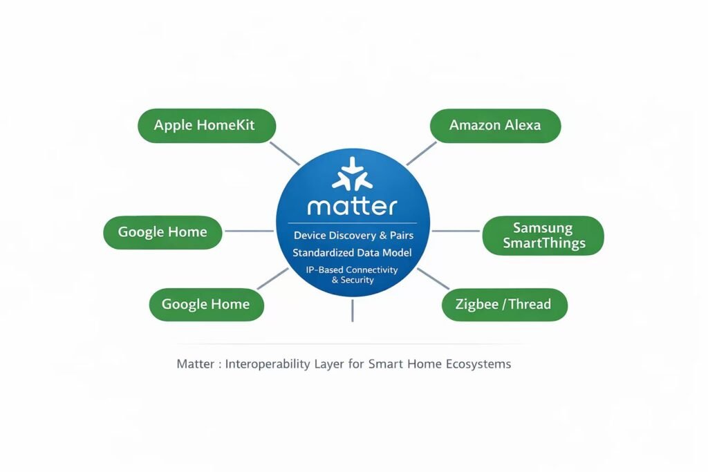 Matter Interoperability layer for smart home ecosystem