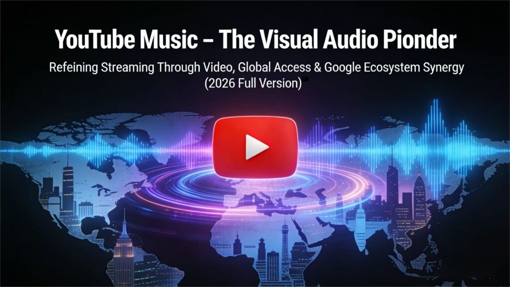 YouTube Music — The Visual Audio Pioneer, Redefining Streaming Through Video, Global Access & Google Ecosystem Synergy (2026 Full Version)