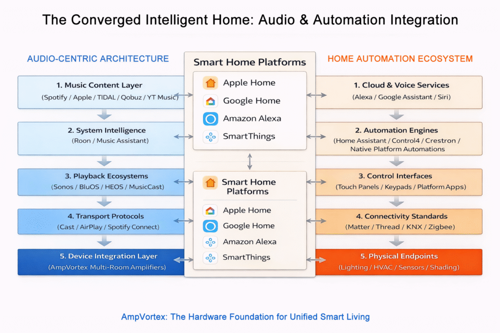 ampvortex 5-layer audio architecture