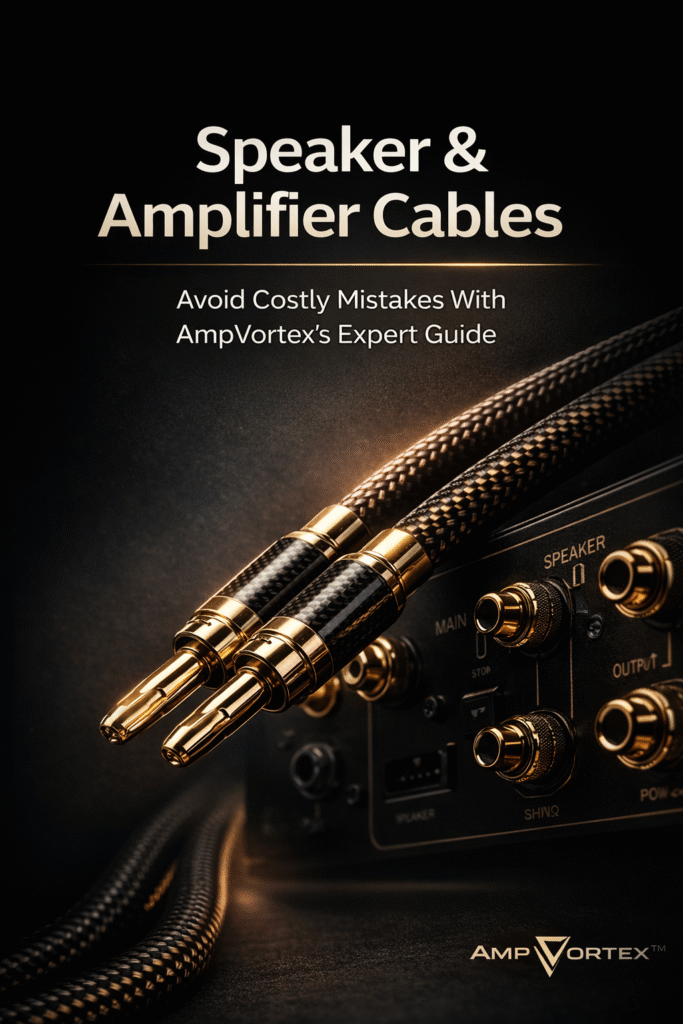 Speaker & Amplifier Cables: Avoid Costly Mistakes With AmpVortex’s Expert Guide