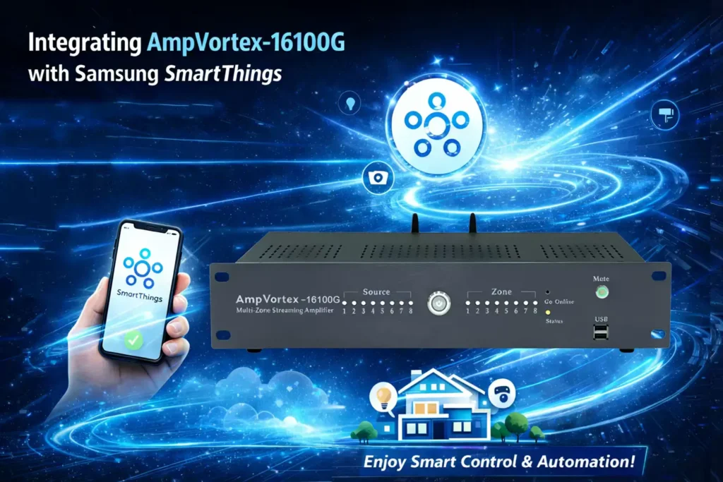 Integrating AmpVortex-16100G with Samsung