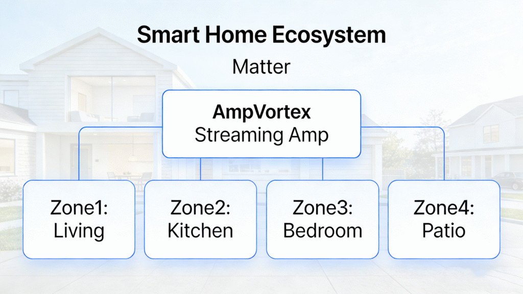 Best Matter-Ready Multi-Room Streaming Amplifier in 2026