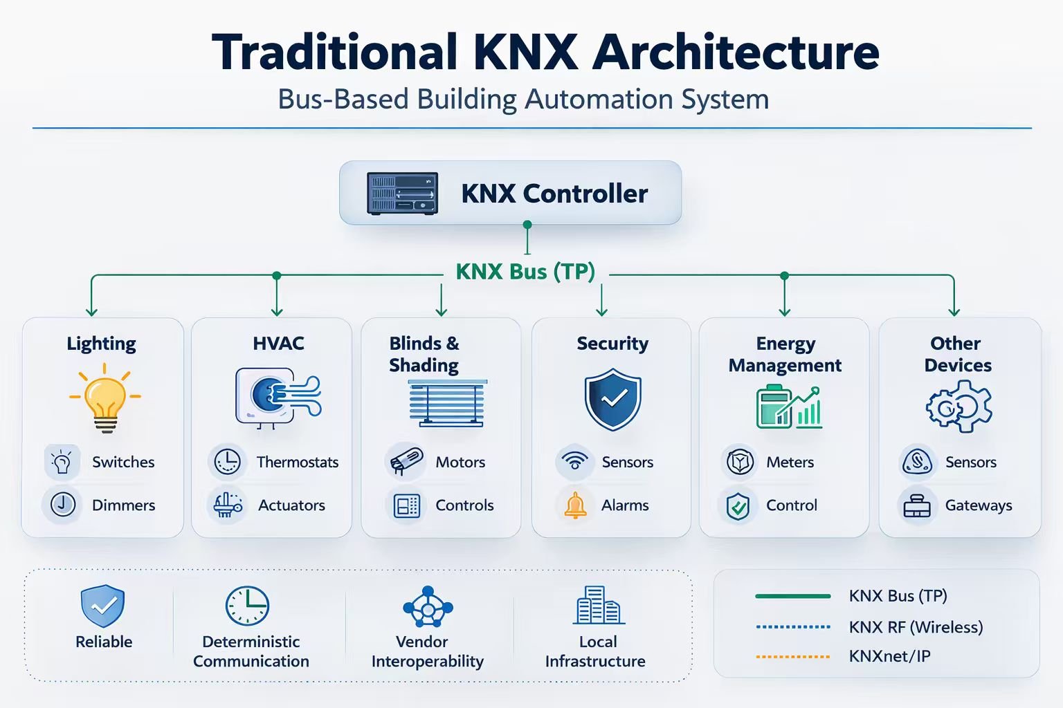 Traditional KNX Architecture