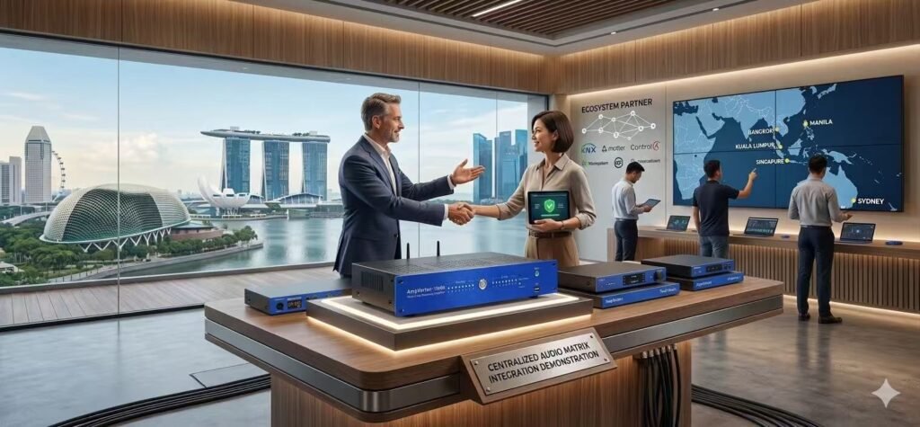 AmpVortex Announces Strategic Partnership with Singapore’s Fluid Touch to Expand Premium Commercial Audio & Smart AV Solutions Across Asia-Pacific