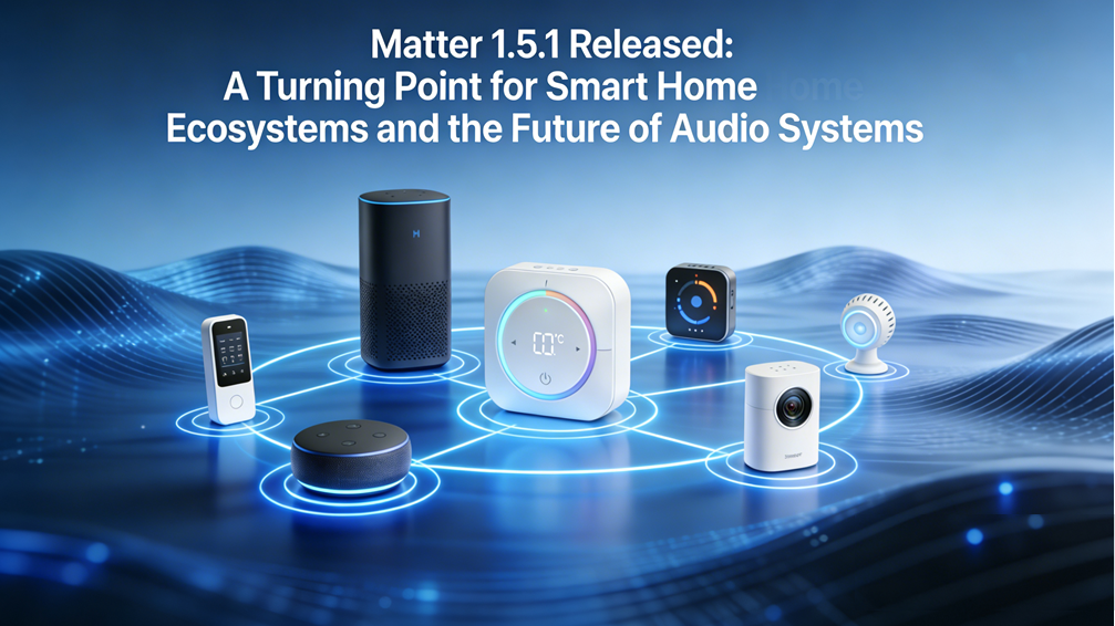 Matter 1.5.1 Released: A Turning Point for Smart Home Ecosystems and the Future of Audio Systems