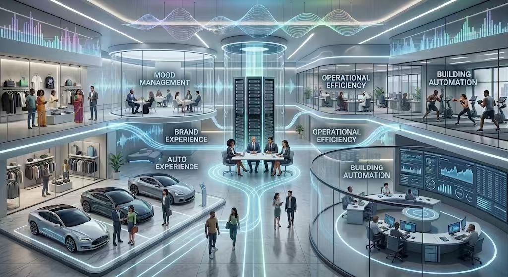 Commercial BGM Control for Businesses: KNX, Control4, Matter & Real-World Implementation