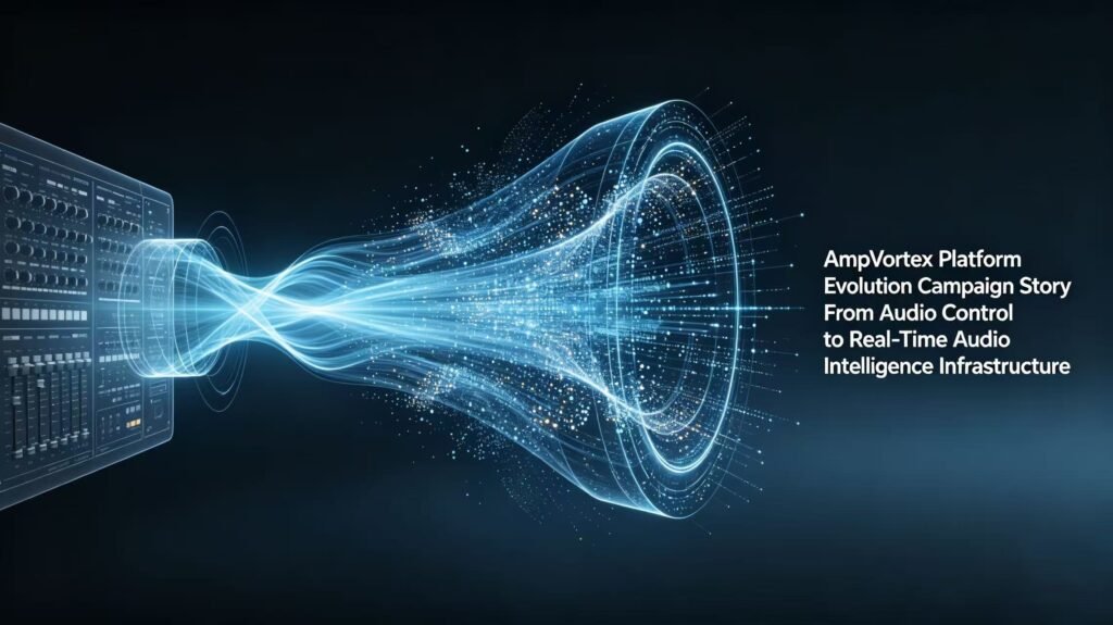 AmpVortex Platform Evolution Campaign Story | From Audio Control to Real-Time Audio Intelligence Infrastructure