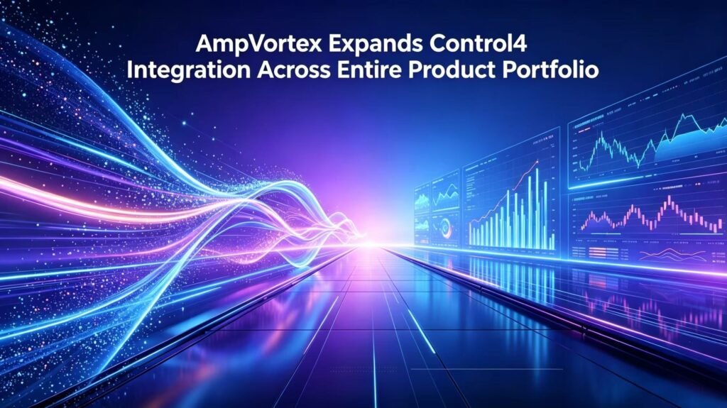 AmpVortex Expands Control4 Integration Across Entire Product Portfolio