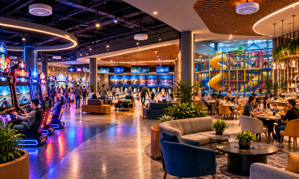 Indoor Entertainment Venue Audio Systems: Modern Streaming Audio for Family Entertainment Centers