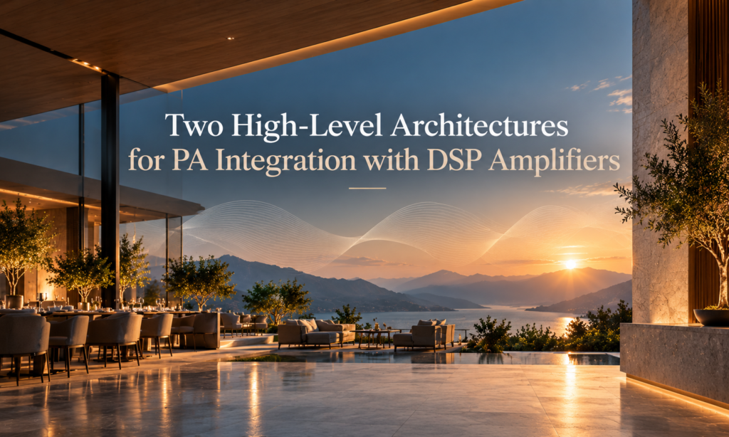 Two High-Level Architectures for PA Integration with DSP Amplifiers